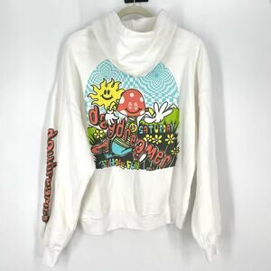 Daydreamer Flyer Oversized Mushroom Hoodie Sweatershirt Size XS